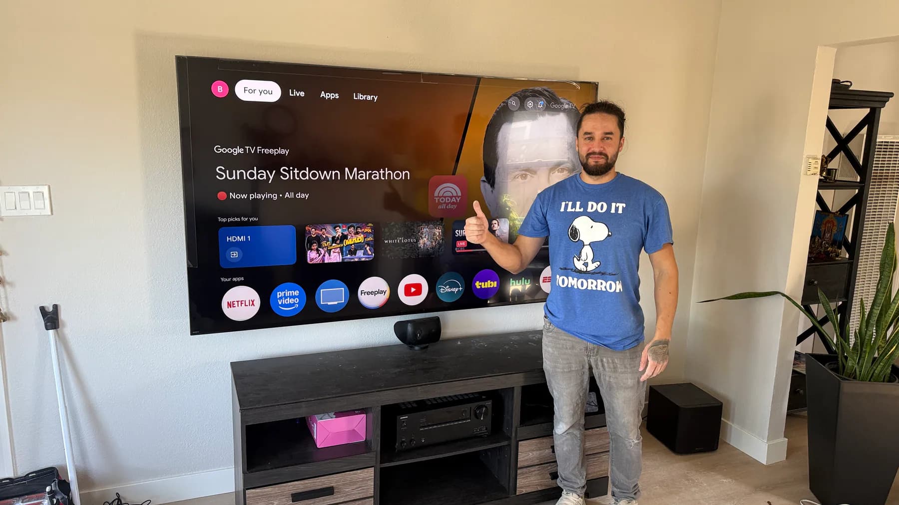 85" TV — Fremont